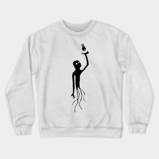 Lightbulb silhouette Crewneck Sweatshirt